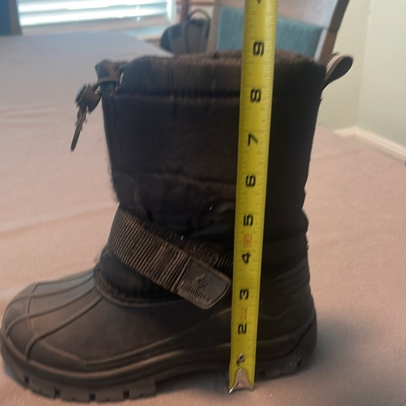 Merence Toddler Black Heavy Rain Snow Boots - Picture 14 of 17